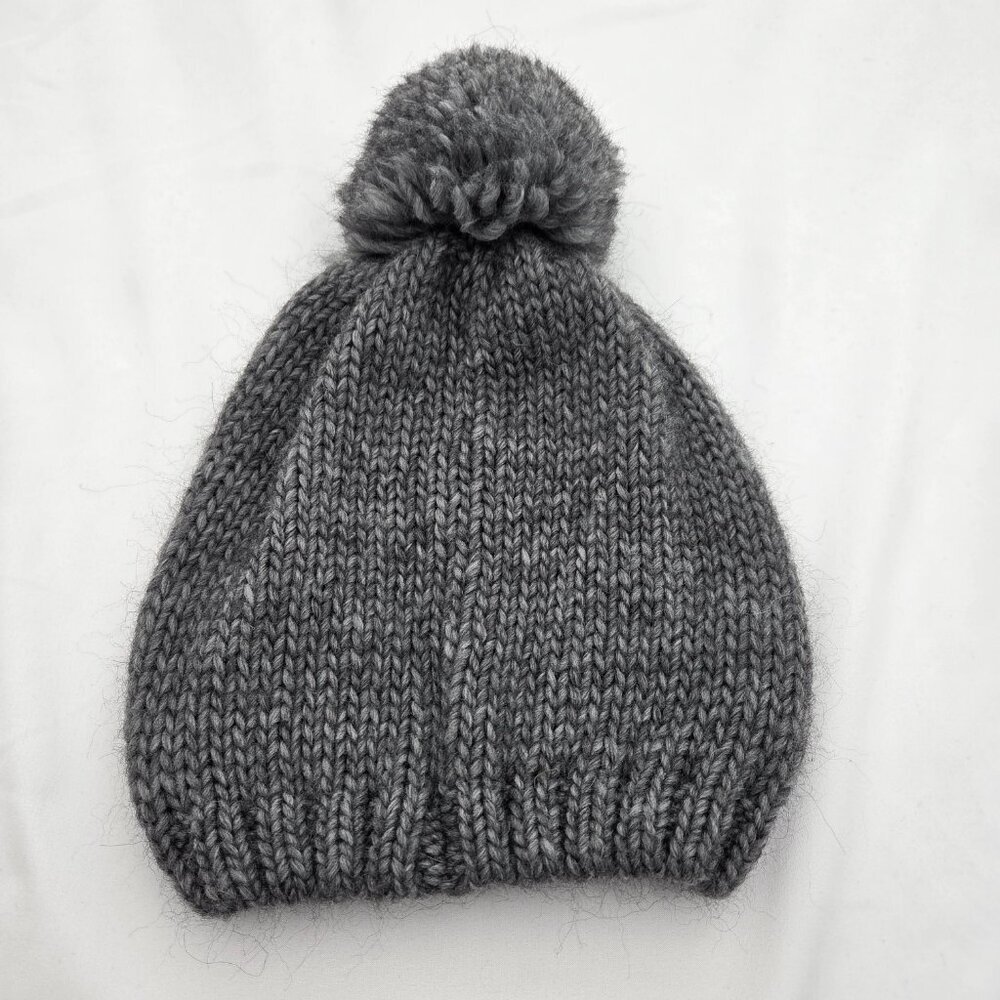 Nardi & Tagliaferri Italy Wool Alpaca Blend Pom-Pom Beanie - Picture 3 of 5